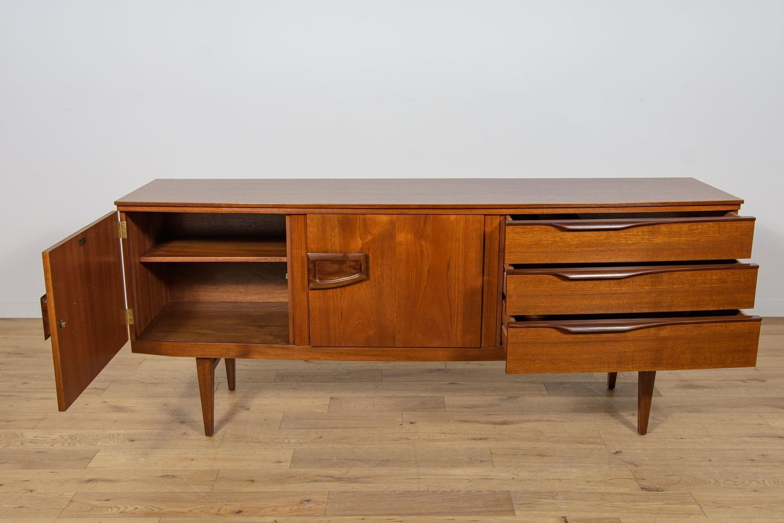 1970.0 Mid Century Modern Teak Sideboard From Beautility, United Knigdom, 1960s photo