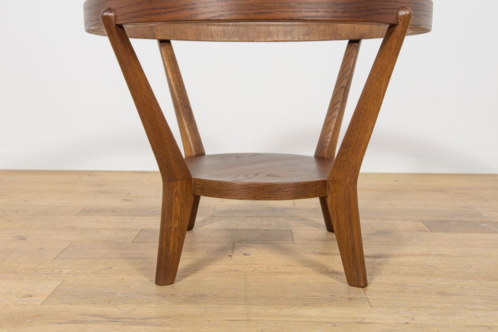 photo furniture Oak & Glass Coffee Table By Karel Kozelka & Antonin Kropacek For Interior Praha, Czechoslovakia, 1940s