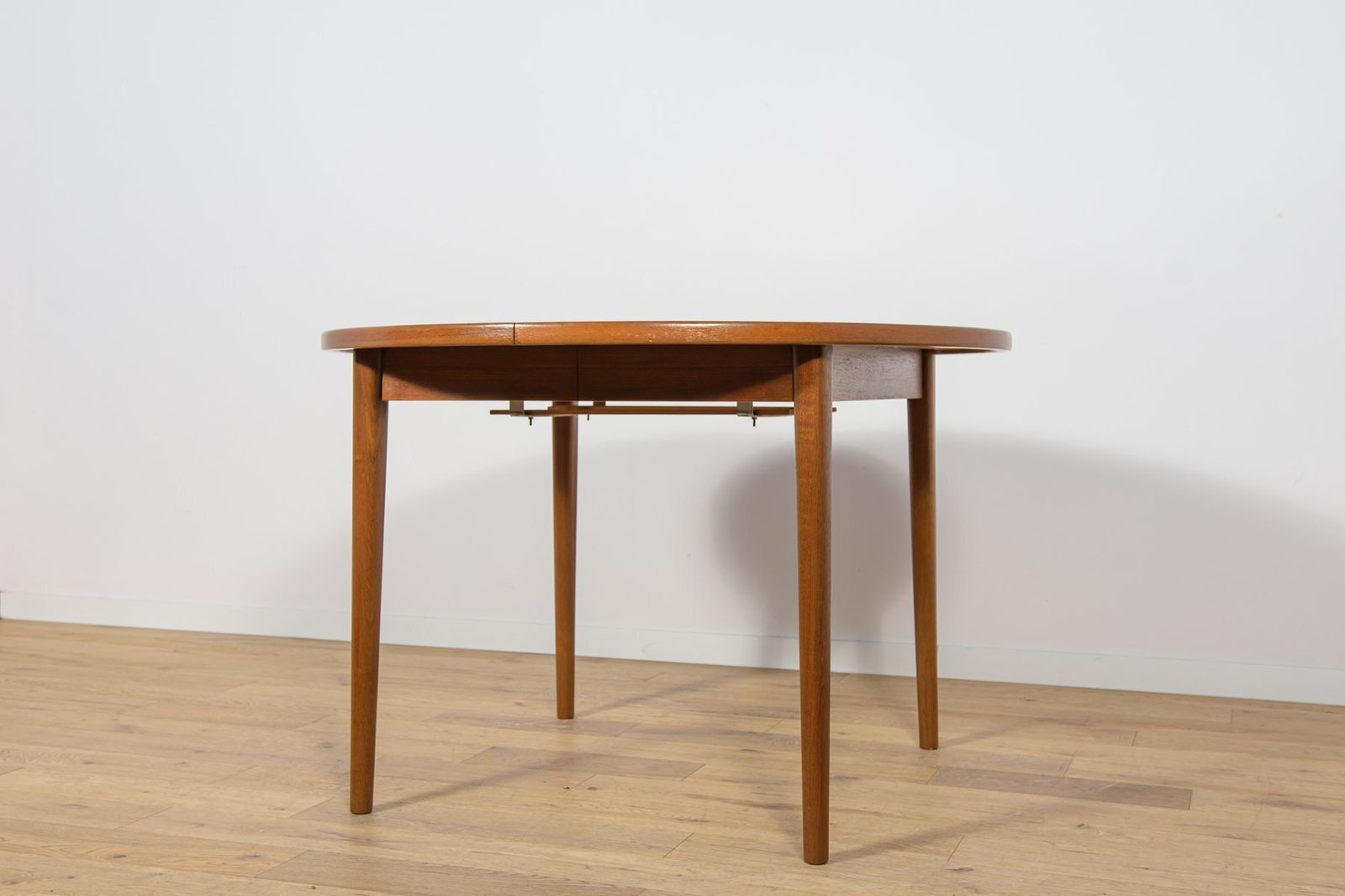 Mid Century Round Teak Dining Table By Nils Jonsson For Hugo Troeds, Sweden, 1960s photo Furniture