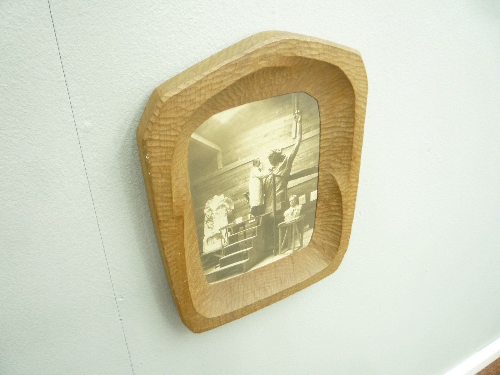Anthroposophical Limewood Picture Frame By Fritz Schuy, 1920s photo for sale