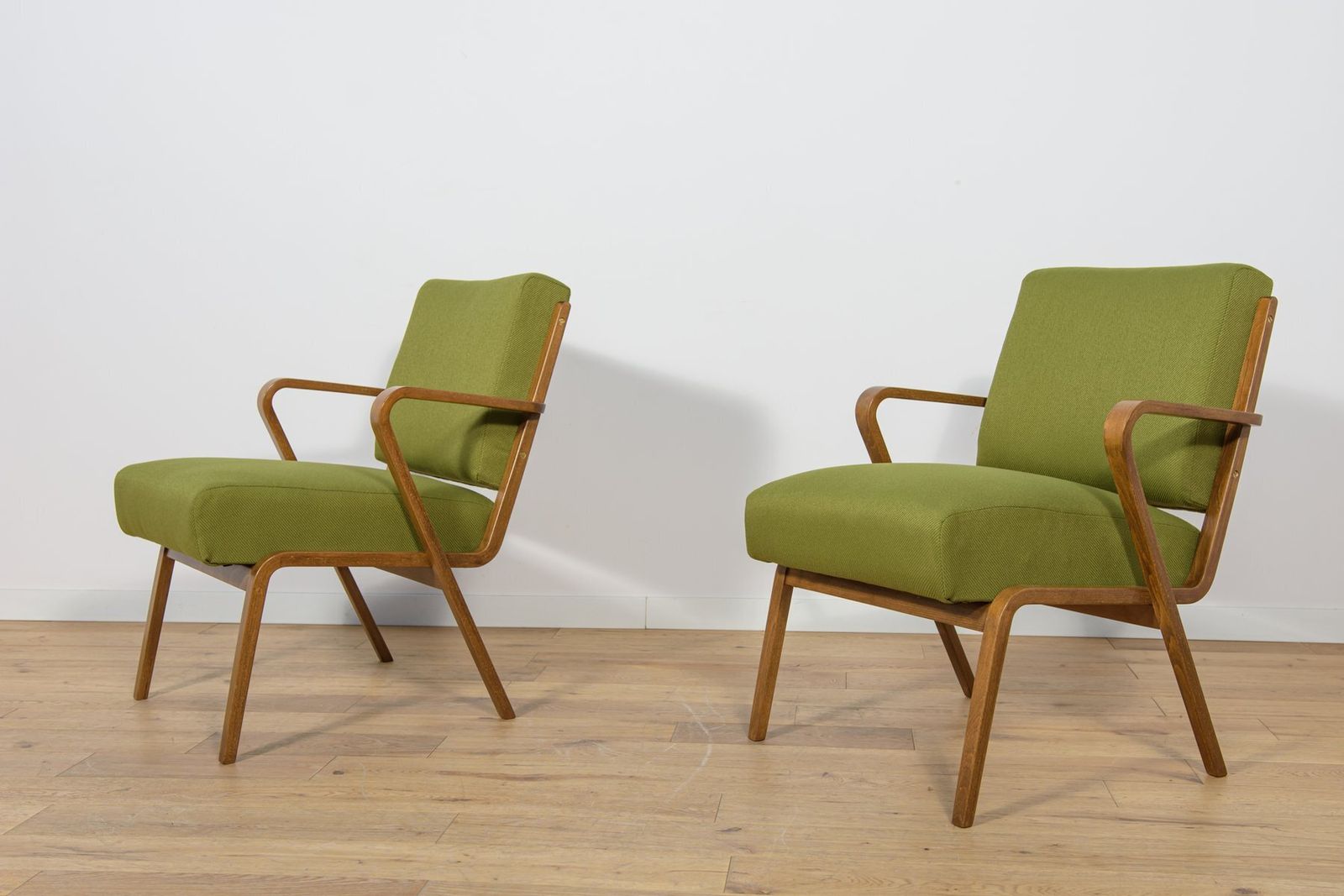 Armchairs By Selman Selmanagic For Veb Deutsche Werkstätten Hellerau, Germany, 1950s, Set Of 2 photo furniture