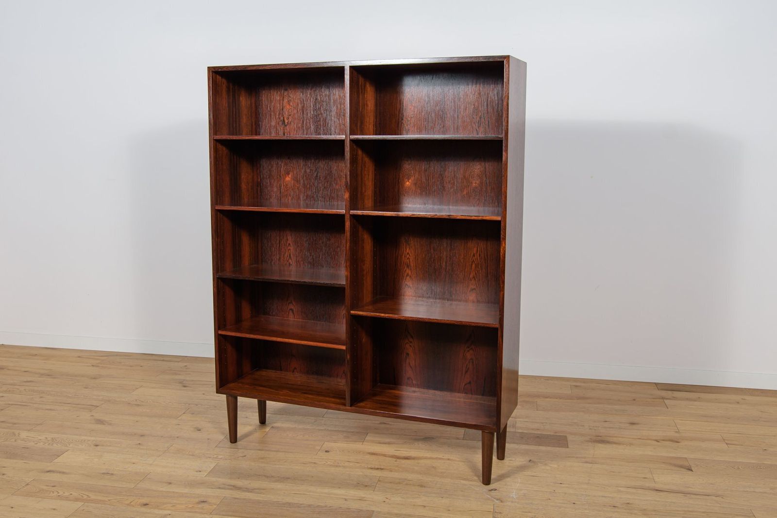Tall Mid Century Rosewood Shelf, Denmark, 1960s