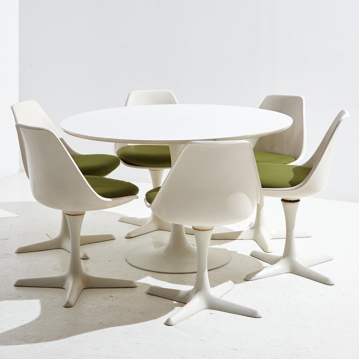 Dining Table And Chairs By Maurice Burke For Arkana, 1960s, Set Of 7