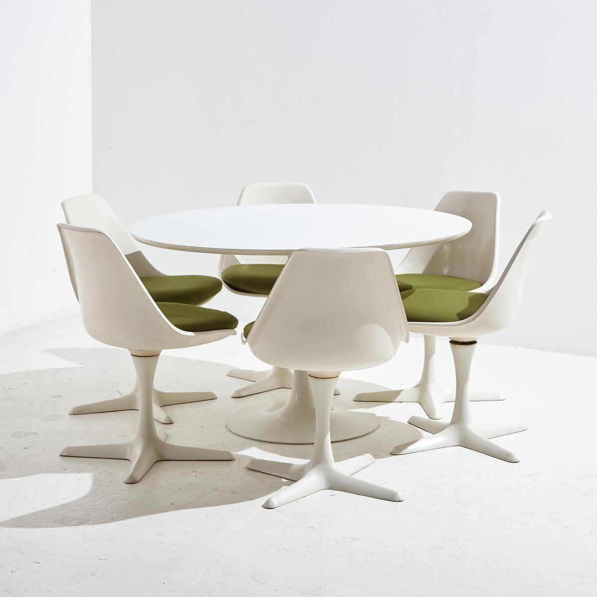 Dining Table And Chairs By Maurice Burke For Arkana, 1960s, Set Of 7 photo furniture