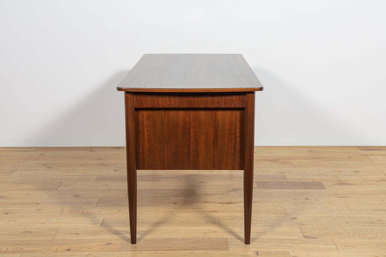 Mid Century Modern Danish Freestanding Teak Desk, 1960s photo Furniture