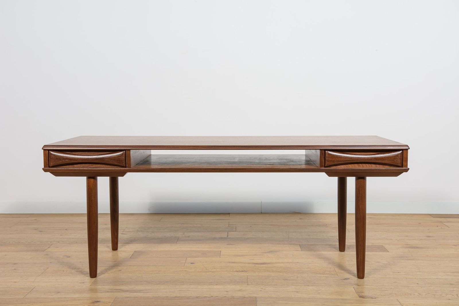 Mid Century Teak Coffee Table From Sorensen & Christiansen, Denmark, 1960s photo for sale