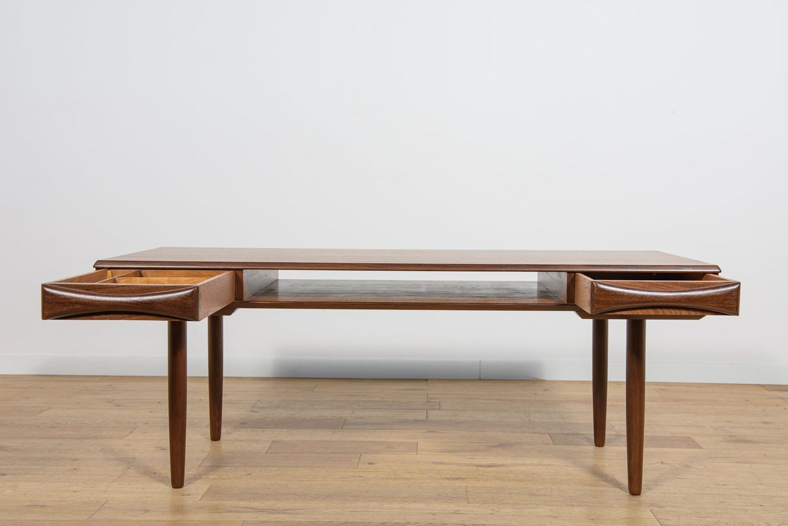 Mid Century Teak Coffee Table From Sorensen & Christiansen, Denmark, 1960s photo vintage