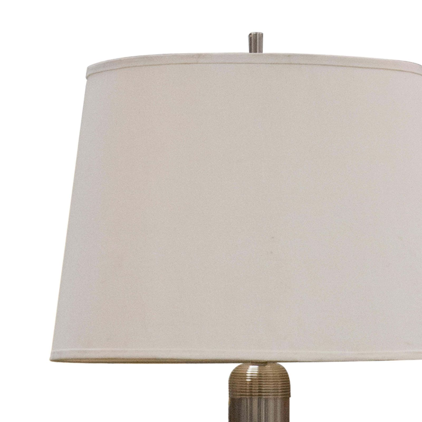 Mid Century Modern Chromed Floor Lamp With White Shade, Italy, 1970 photo Lighting