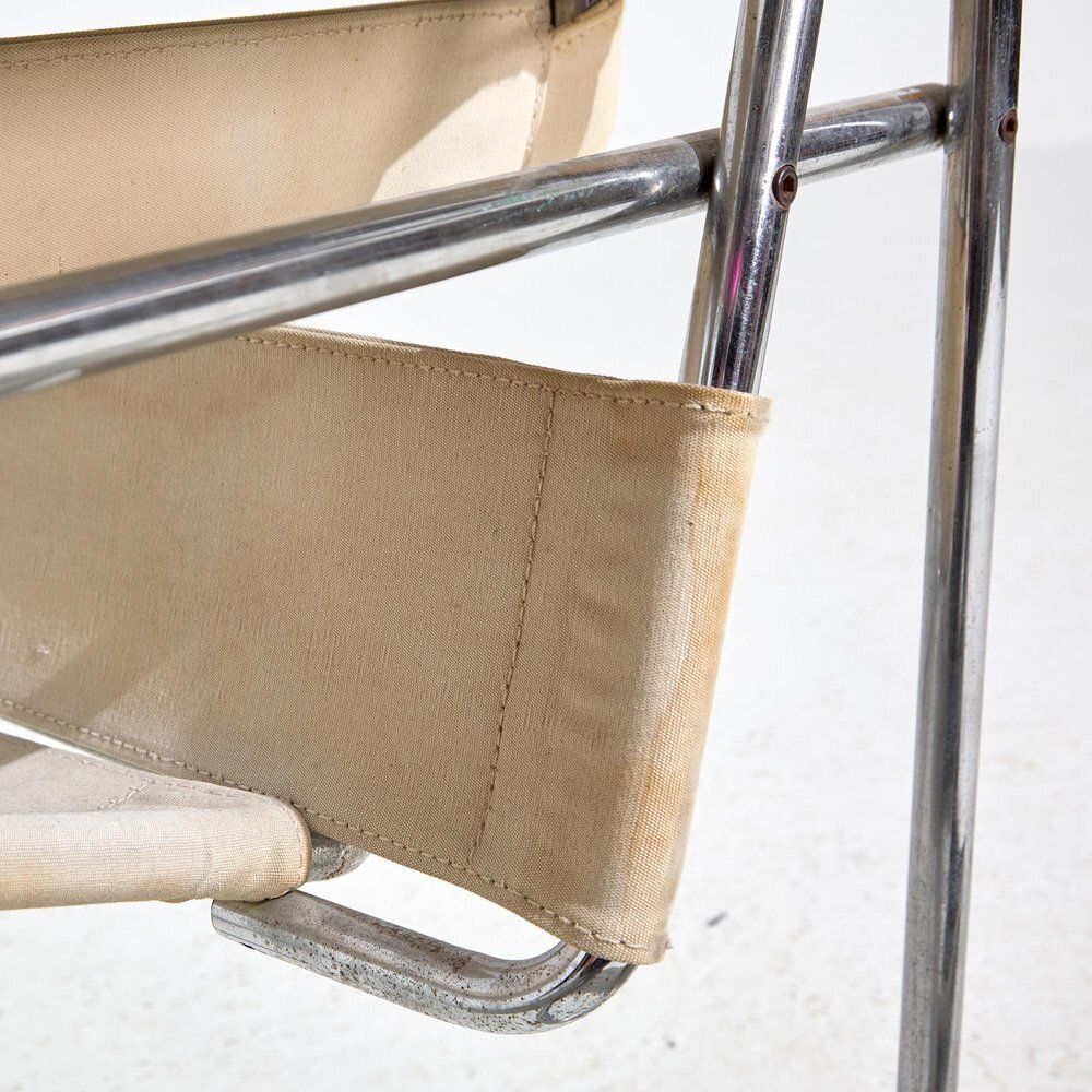 photo furniture Set Of Model B3 Wassily Chairs Attributed To Marcel Breuer For Gavina, 1960s