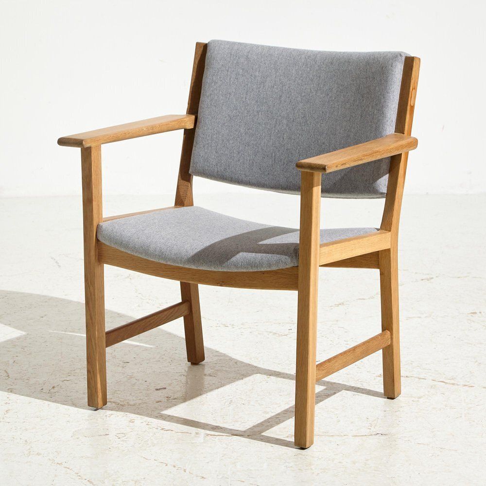 Oak Armchair By Hans J. Wegner For Getama, 1960s photo furniture