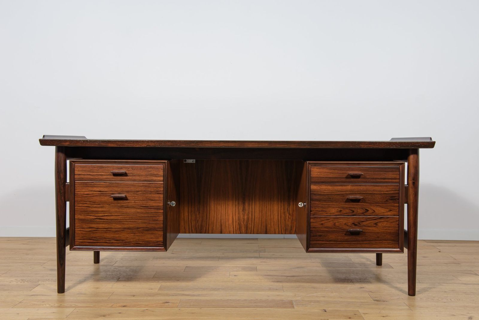 Mid Century Modern Rosewood Desk By Arne Vodder For Sibast, 1960s photo Furniture