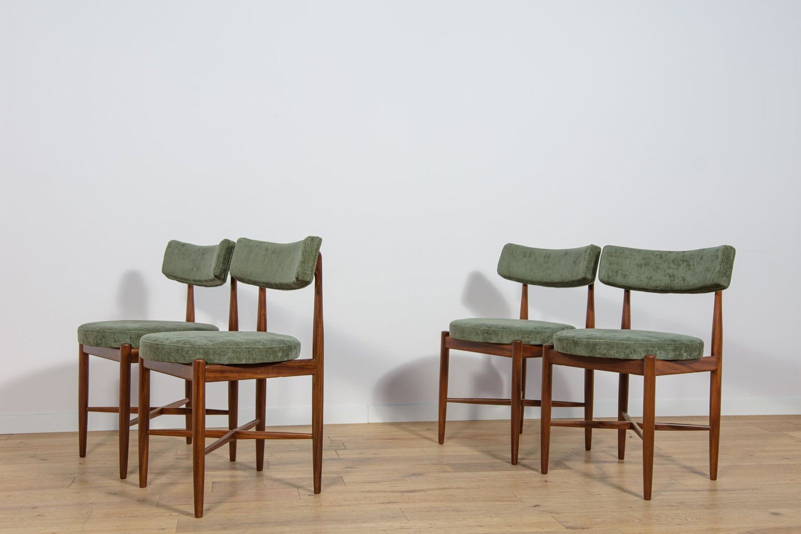 Mid Century Teak Dining Chairs By Ib Kofod Larsen For G Plan, 1960s, Set Of 4 photo 1741.0