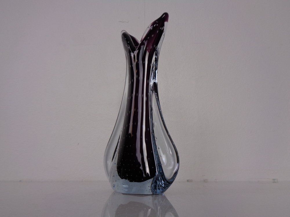Murano Glass Vase From Fratelli Toso, Italy, 1960s photo furniture