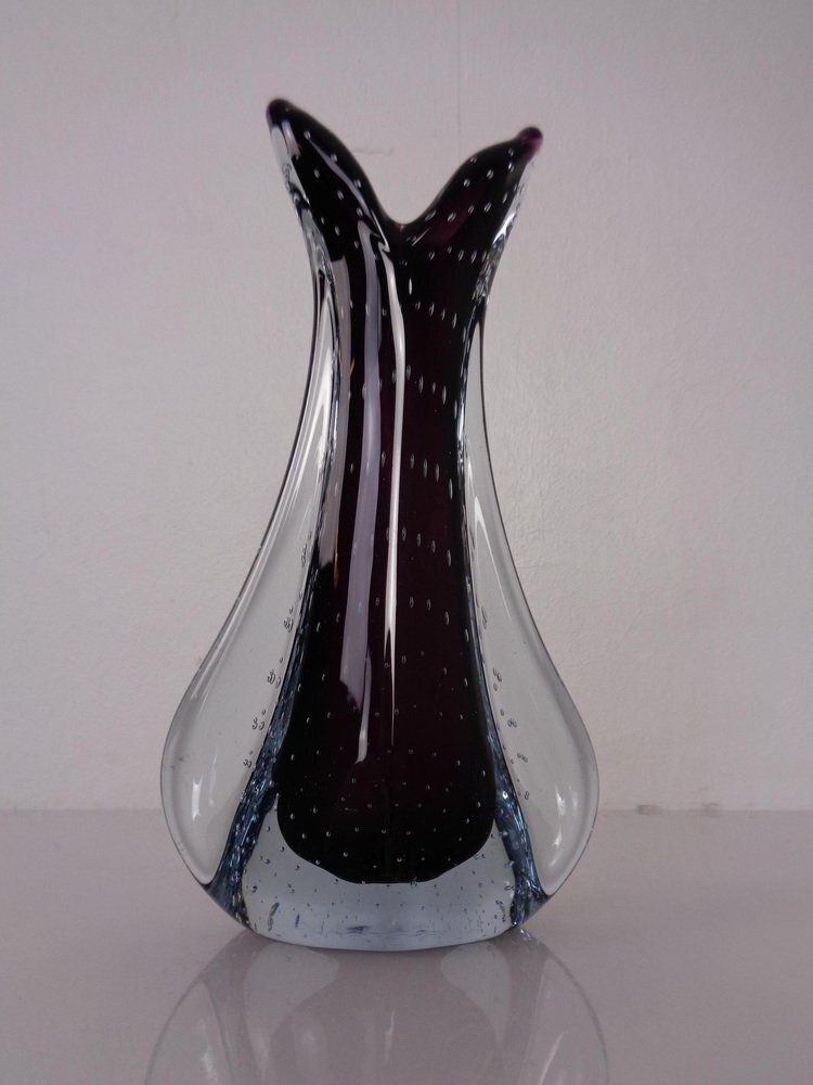 Murano Glass Vase From Fratelli Toso, Italy, 1960s photo 252.0