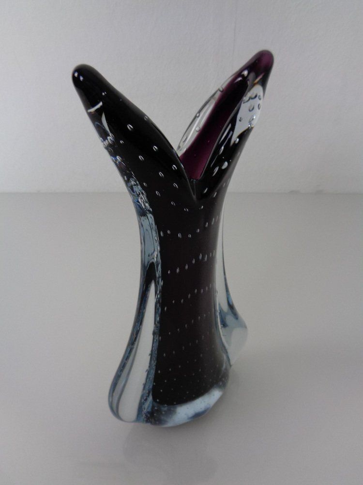 Home Decor Murano Glass Vase From Fratelli Toso, Italy, 1960s photo