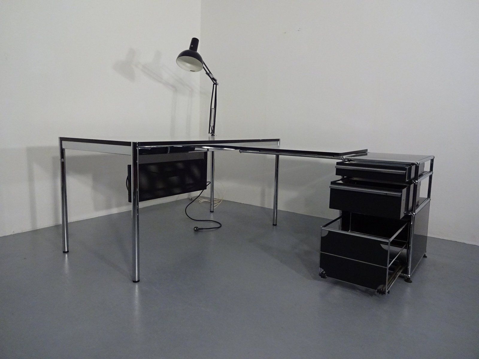 Large Desk By Fritz Haller And Paul Schärer For Usm Haller, Switzerland, 1990s photo vintage