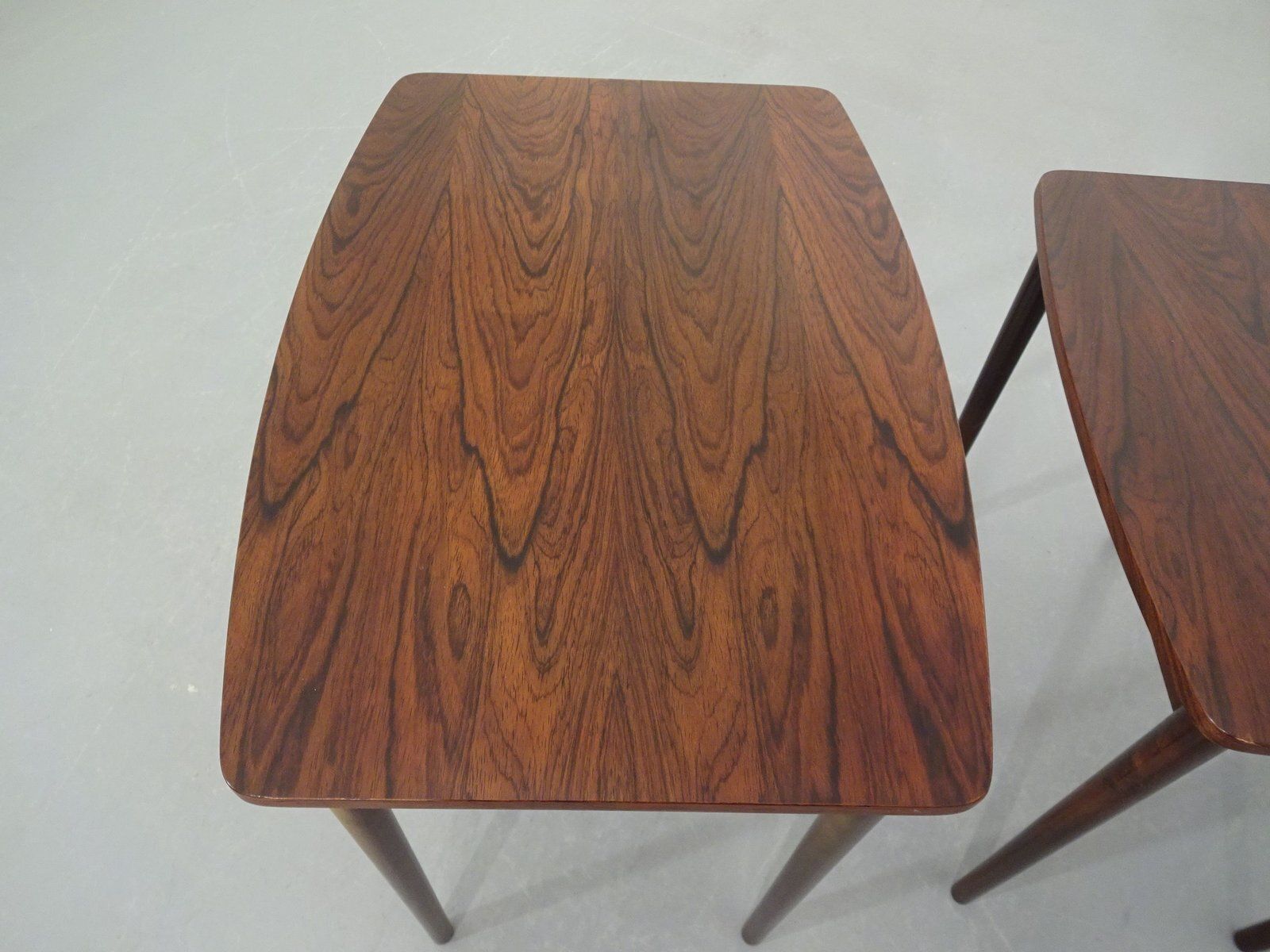 photo vintage Danish Rosewood Nesting Tables, 1960s, Set Of 3