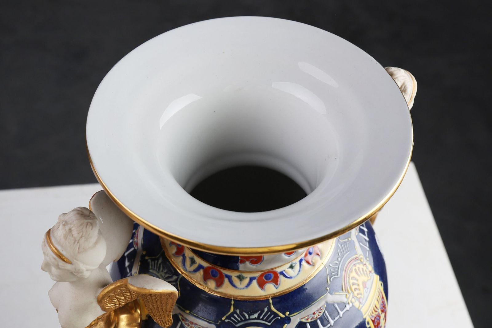 photo for sale Empire Porcelain Vases From August & Conrad Bauscher, Germany, 1900s, Set Of 2