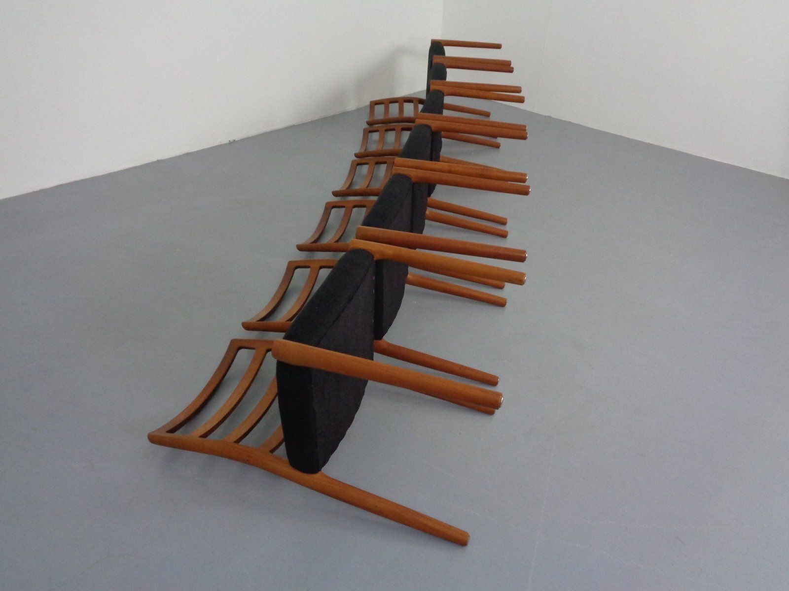 Model 85 Teak Dining Chairs By Niels Otto Møller For J. L. Møllers, 1960s, Set Of 6 photo vintage