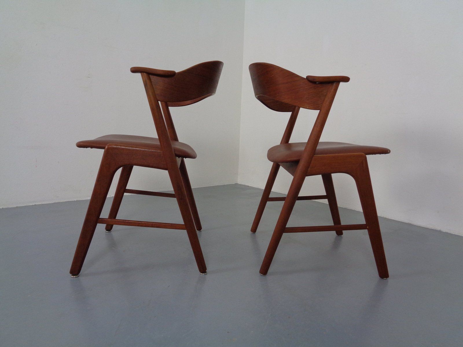 Teak Dining Chairs In Teak By Korup Stolefabrik, Denmark, 1960s, Set Of 2 photo 1200.0