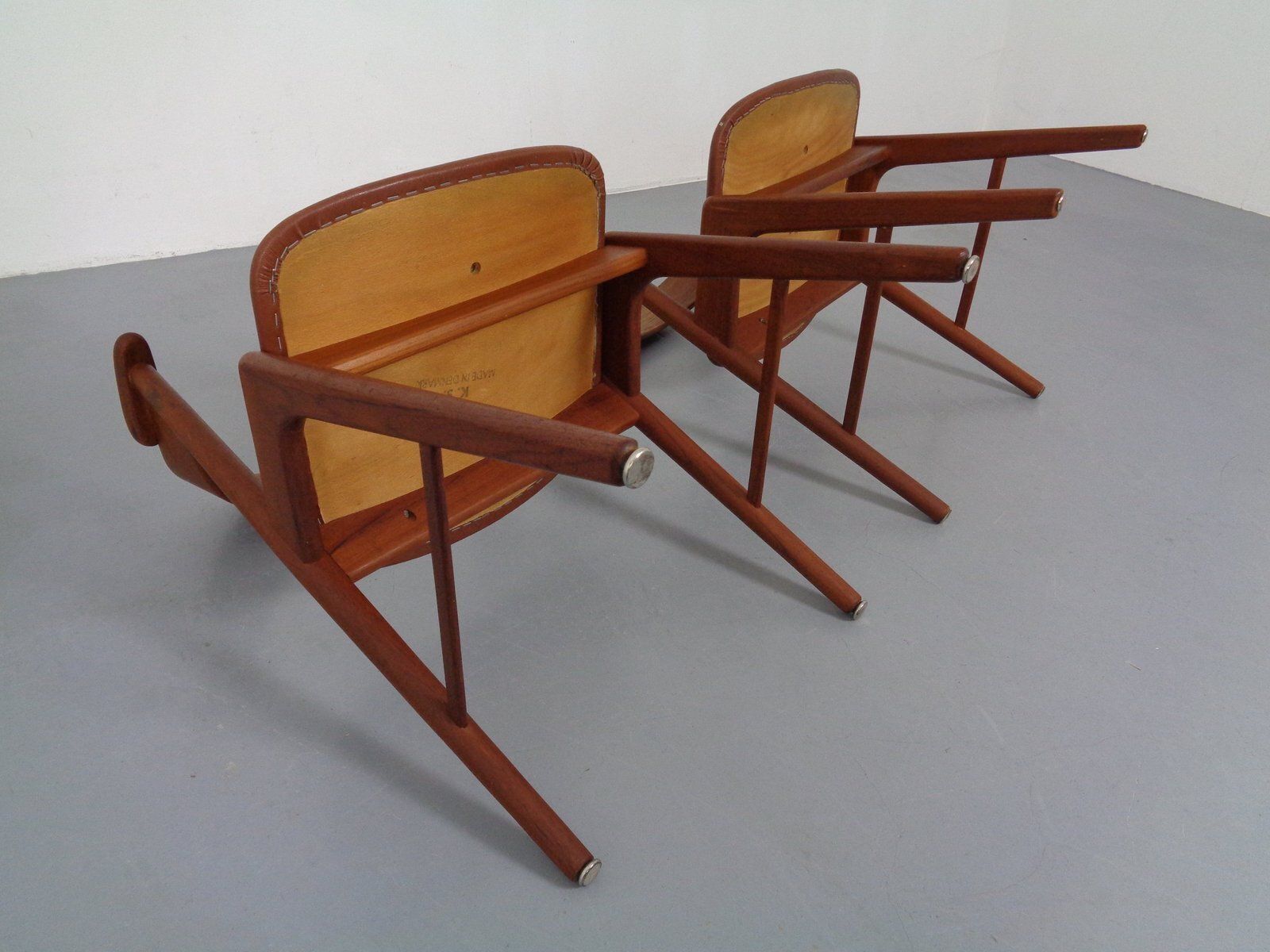 1200.0 Teak Dining Chairs In Teak By Korup Stolefabrik, Denmark, 1960s, Set Of 2 photo