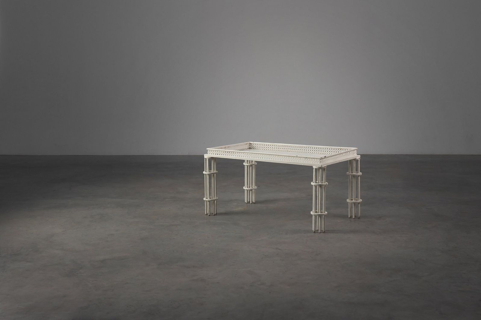 Mid Century French Coffee Table From Mathieu Matégot, 1960s photo vintage