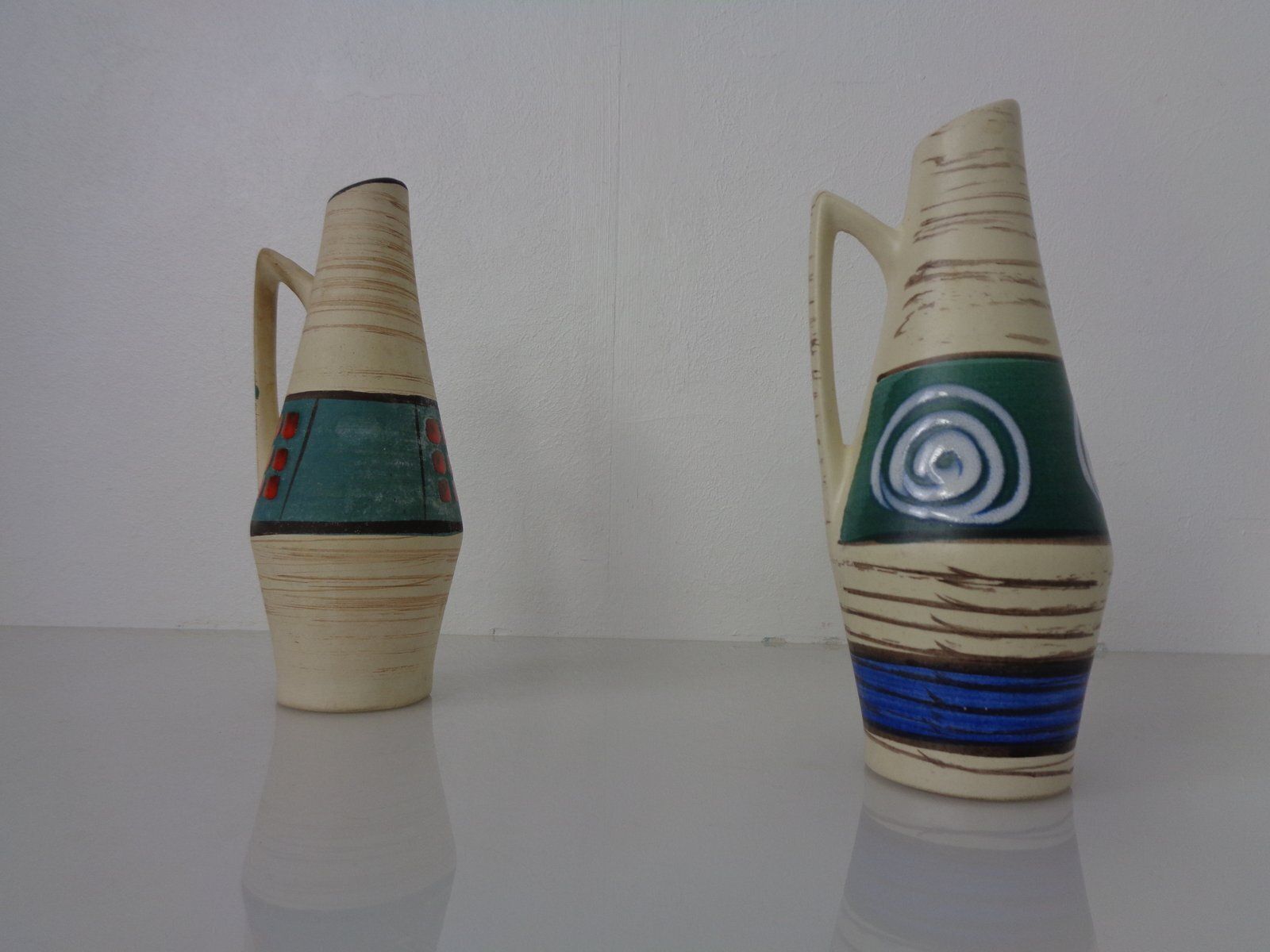 Ceramic Vases By Heinz Siery For Scheurich, 1958, Set Of 2