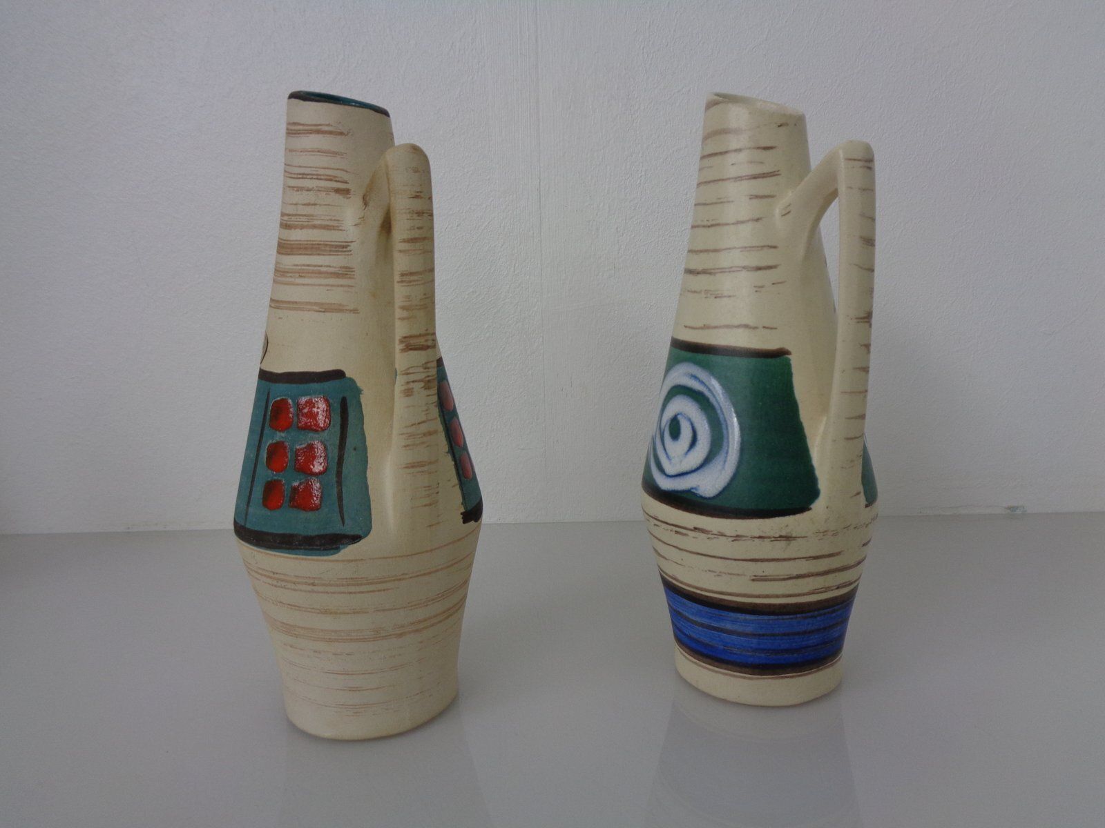 Ceramic Vases By Heinz Siery For Scheurich, 1958, Set Of 2 photo vinterior