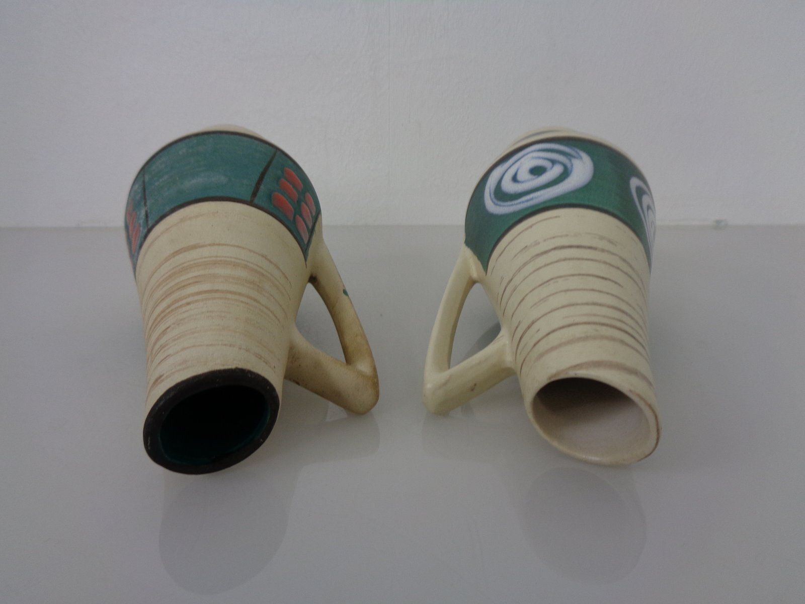 photo vinterior Ceramic Vases By Heinz Siery For Scheurich, 1958, Set Of 2
