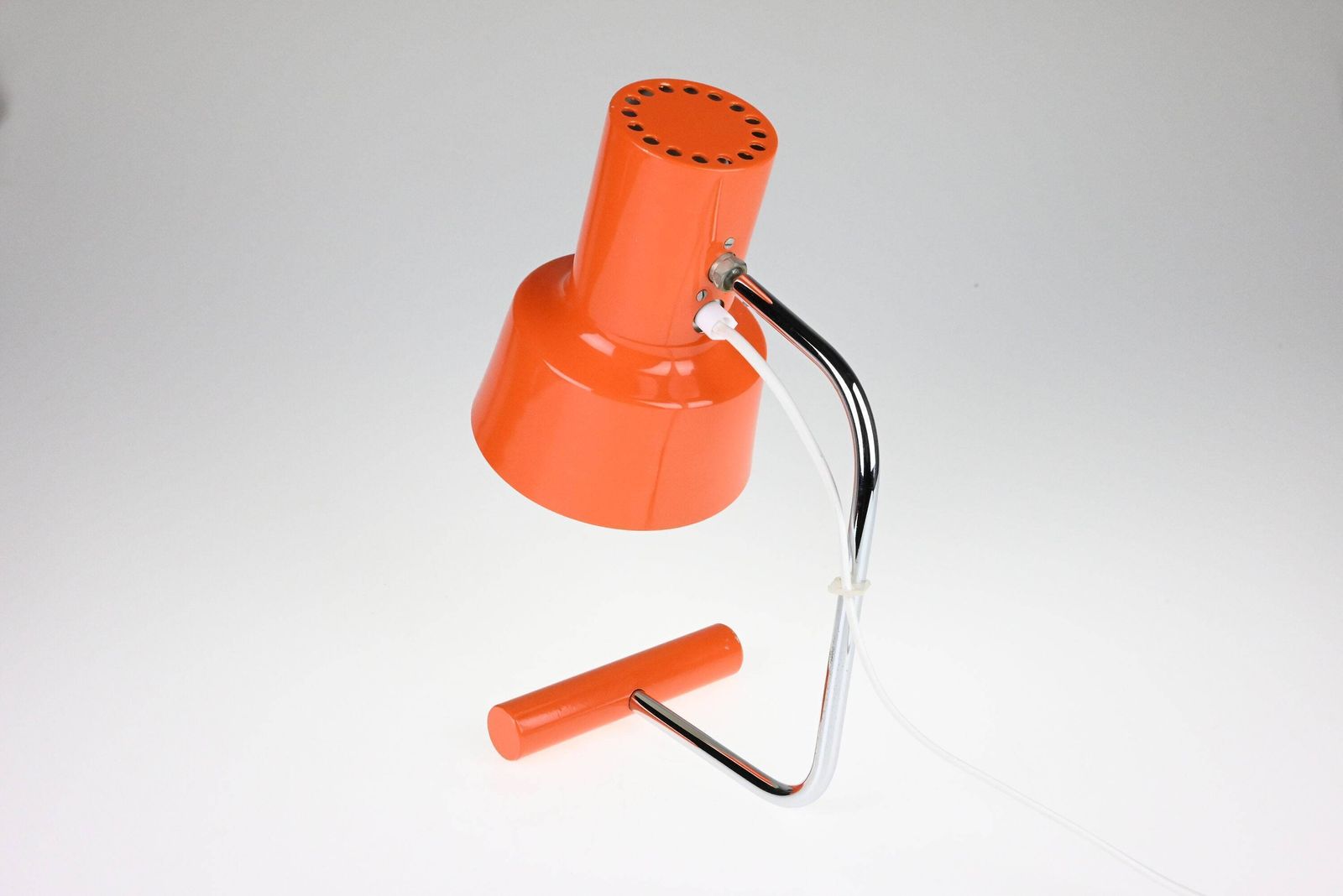 Mid Century Lamp, Table Lamp, Orange Lamp, Mid Century Lighting, Desk Lamp, Josef Hurka Lamp, Vintage Lamp, Table Light, Lighting photo Lighting