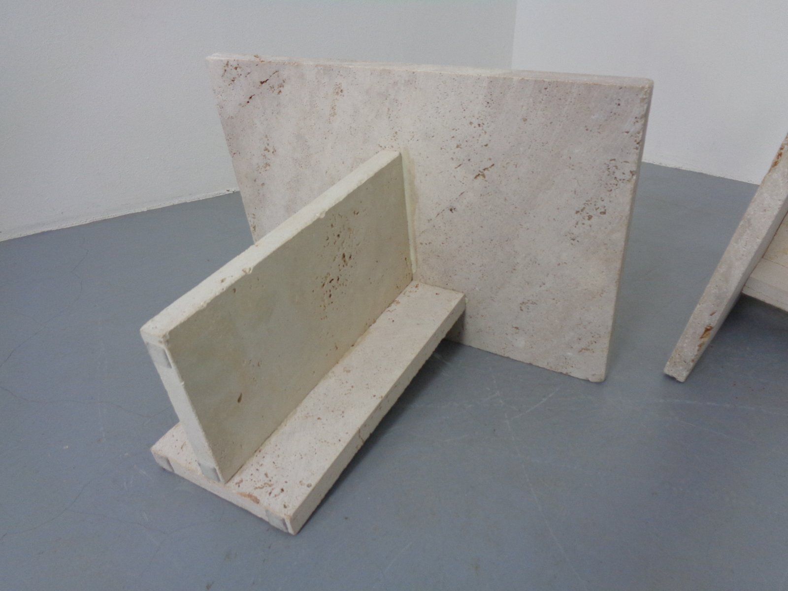 824.0 Italian Travertine Coffee Tables, 1970s, Set Of 2 photo