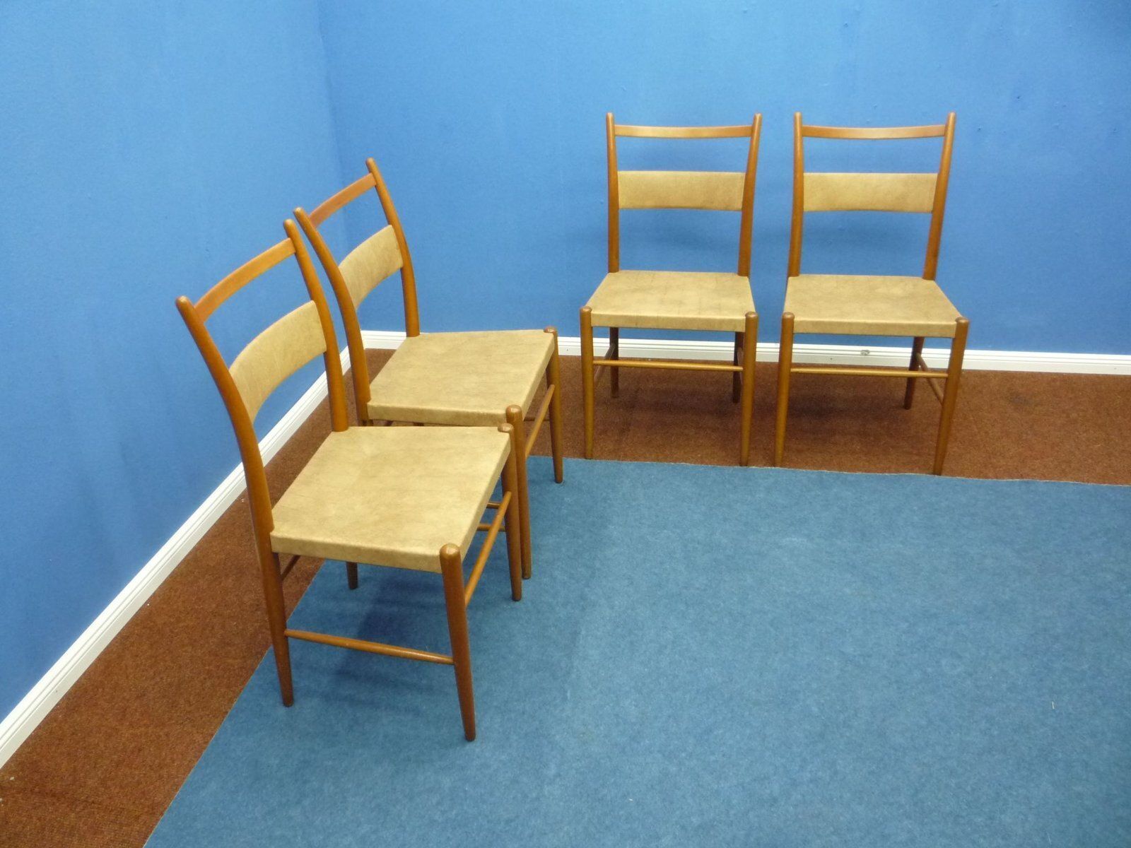 Teak Chairs By Yngve Ekström For Gemla Sweden, 1960s, Set Of 4 photo for sale
