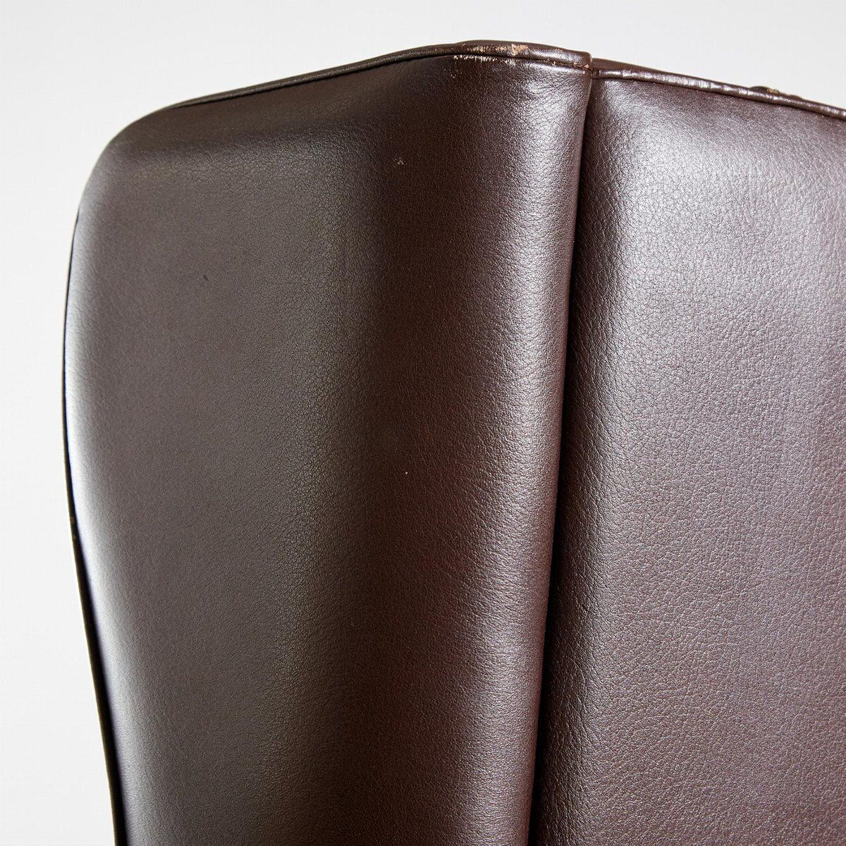 Set Of 965h Leather Reading Armchair With Ottoman By Fredrik Kayser photo vintage