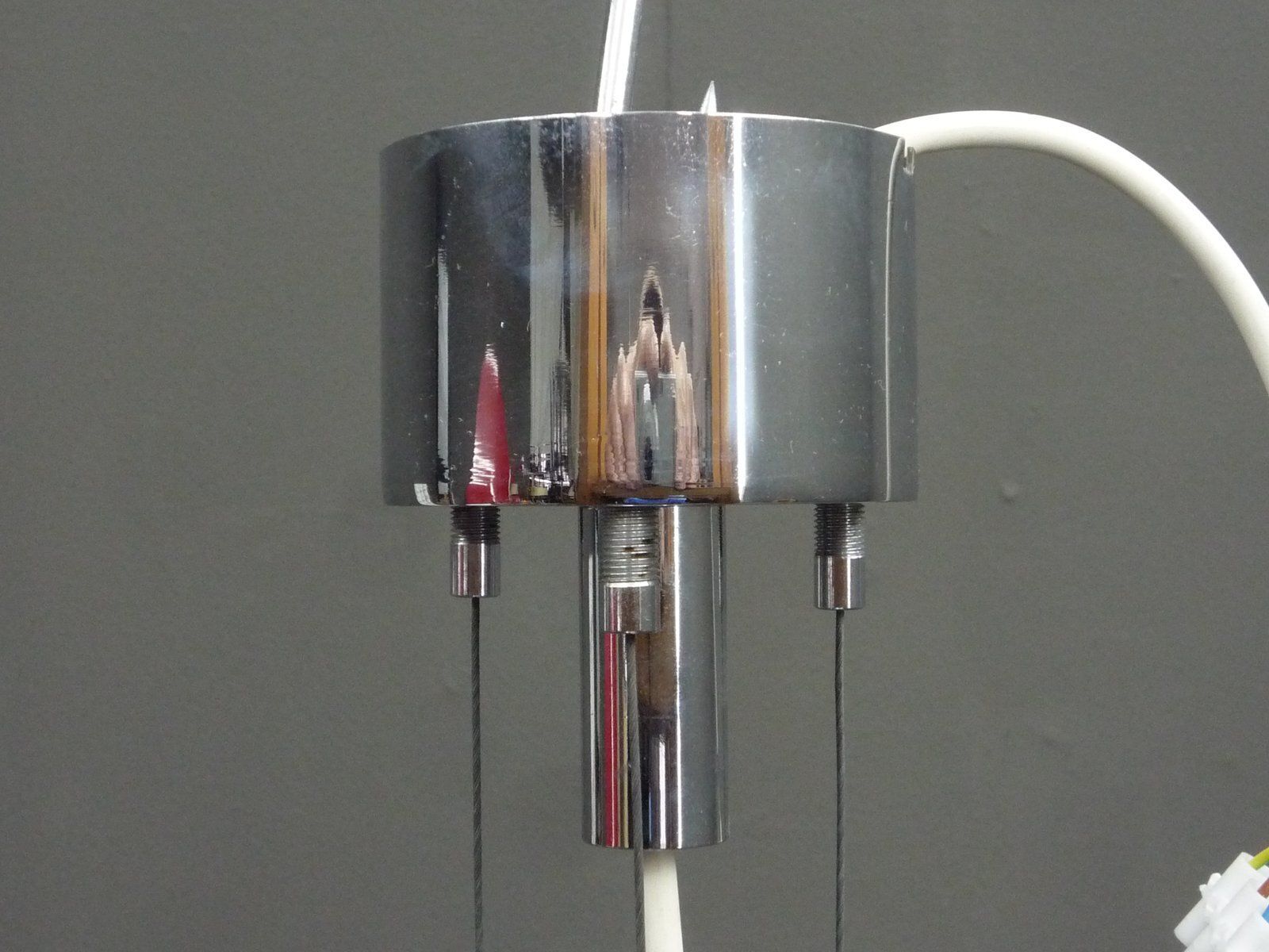 Lighting Modern Italian Murano Glass Pendant Lamp From Mazzega, 1960s photo
