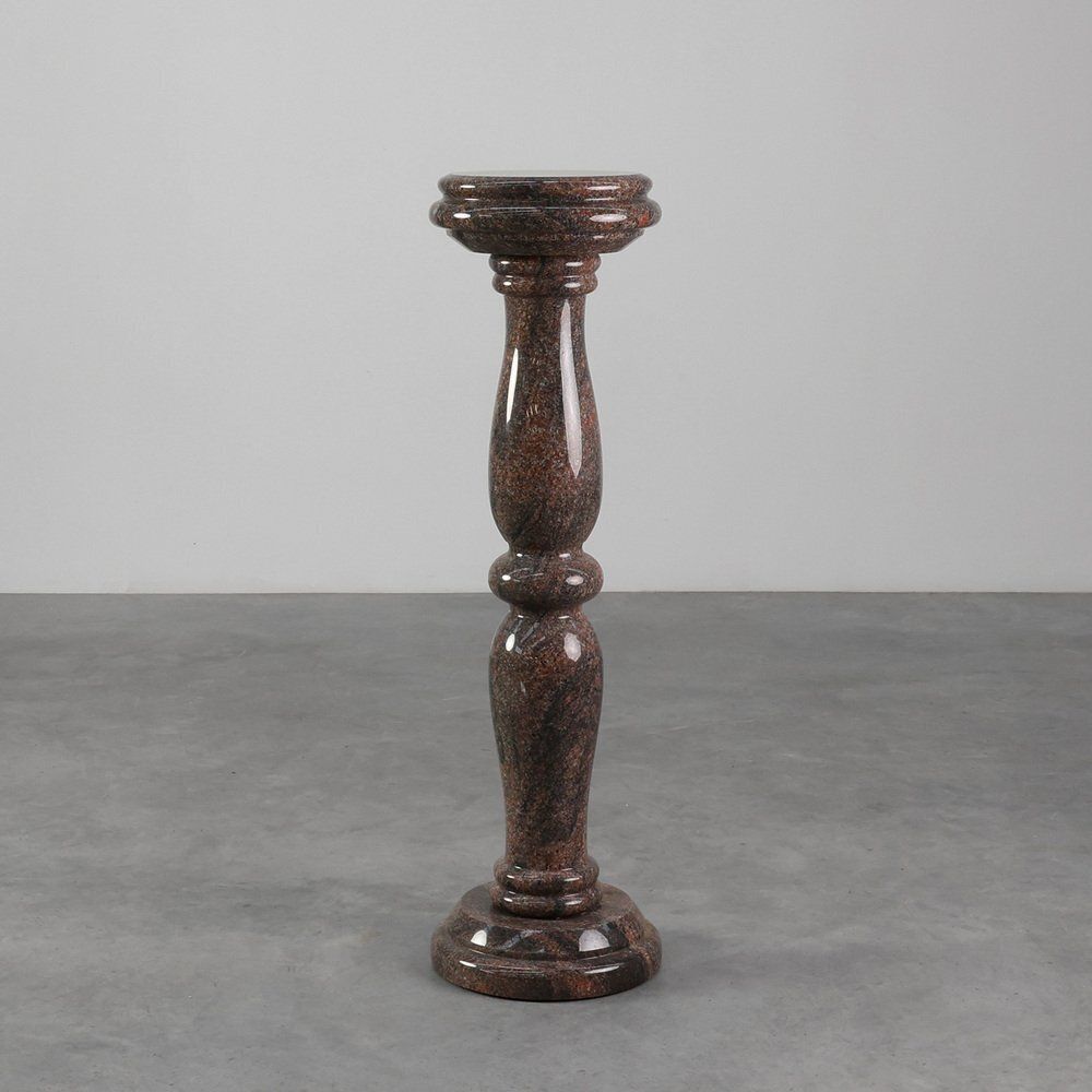 Large Mid Century Modern Italian Granite Pedestal, 1960s