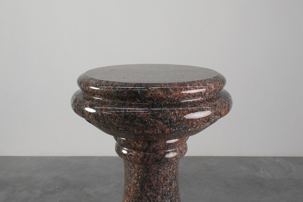 Large Mid Century Modern Italian Granite Pedestal, 1960s photo 1874.0