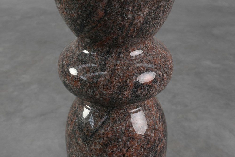 photo furniture Large Mid Century Modern Italian Granite Pedestal, 1960s