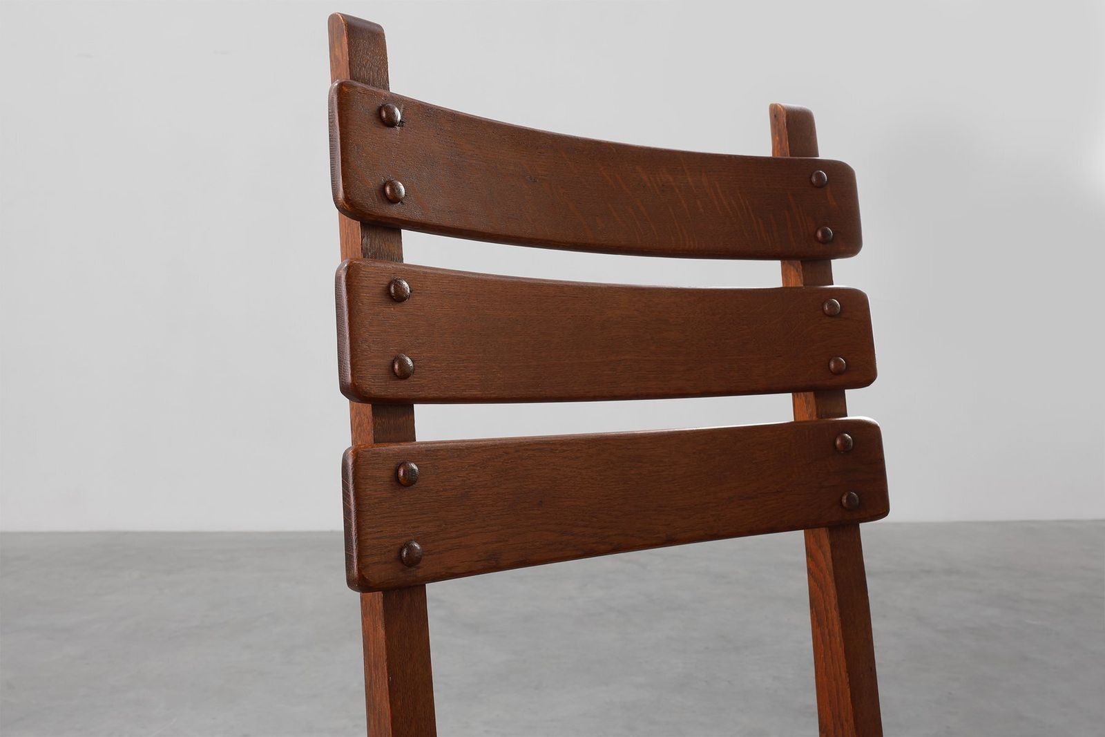 Mid Century Modern Brutalist Oak And Wicker Chair, 1960 photo furniture