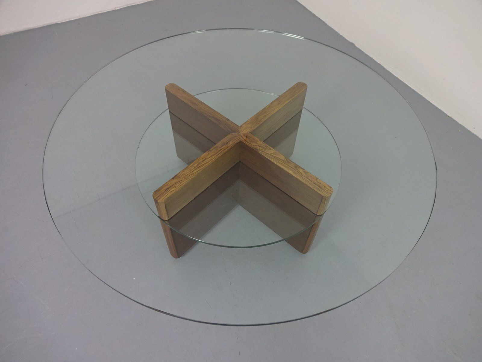 Italian Rosewood And Glass Coffee Table, 1960s photo buy