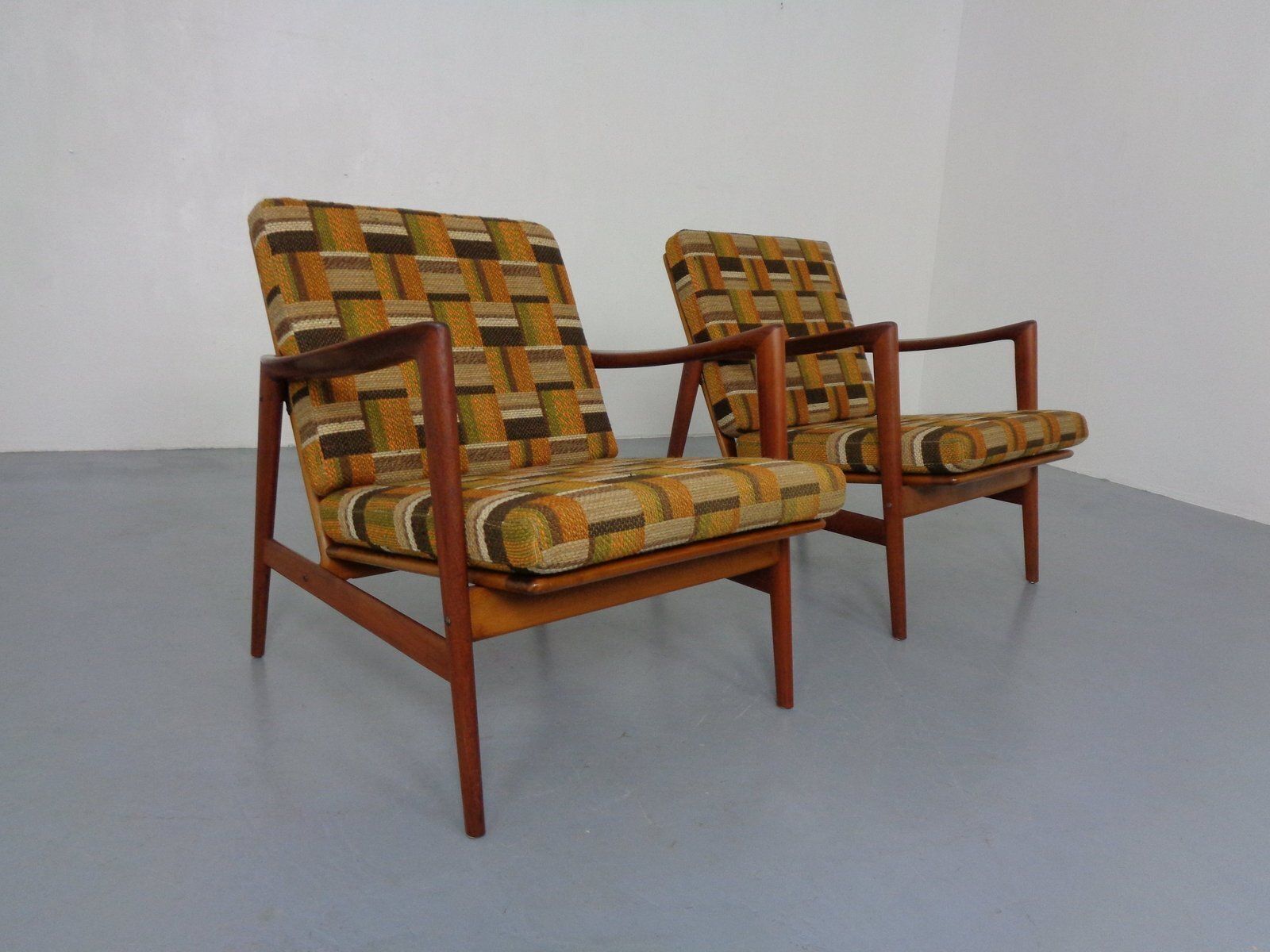 Danish Lounge Chair In Organic Teak By Hans Olsen, 1960s photo Furniture