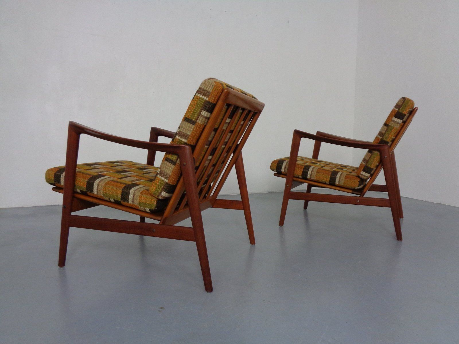 Danish Lounge Chair In Organic Teak By Hans Olsen, 1960s photo 1344.0