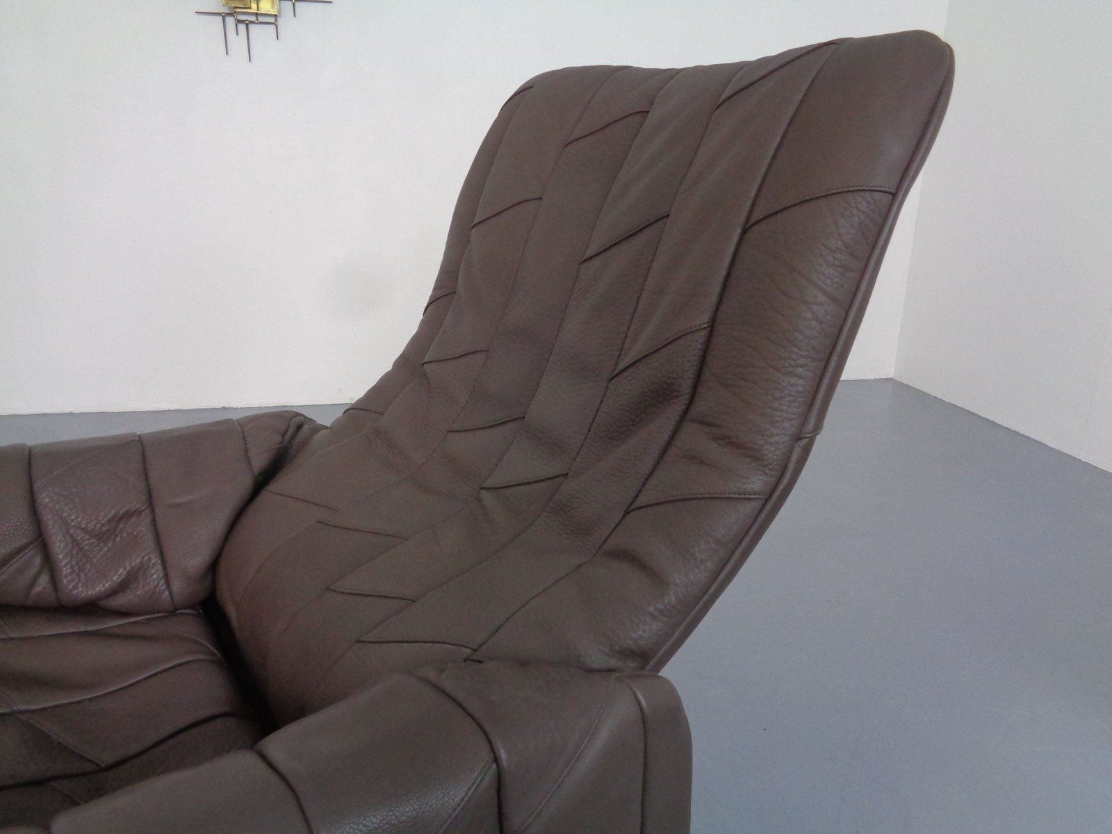 photo vinterior Ds 50 Buffalo Leather Easy Chair From De Sede, Switzerland, 1970s