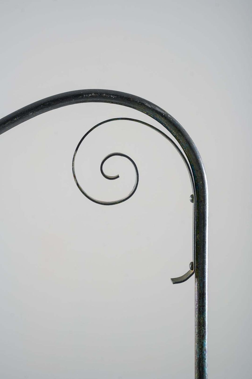 Swedish Floor Lamp In Patinated Brass, 1930s photo vinterior