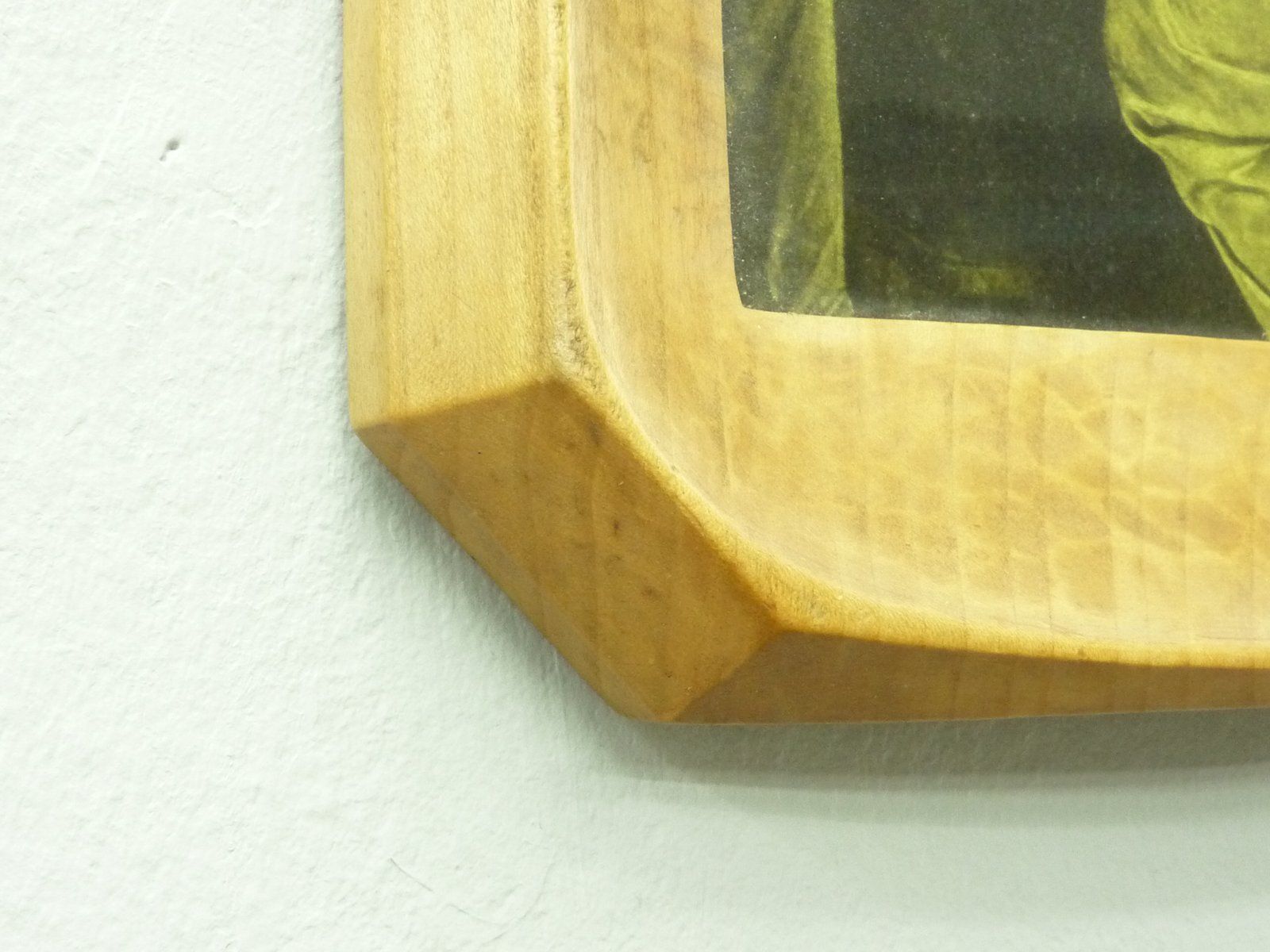 Anthroposophical Limewood Photo Frame By Siegfried Pütz, 1920s photo vintage