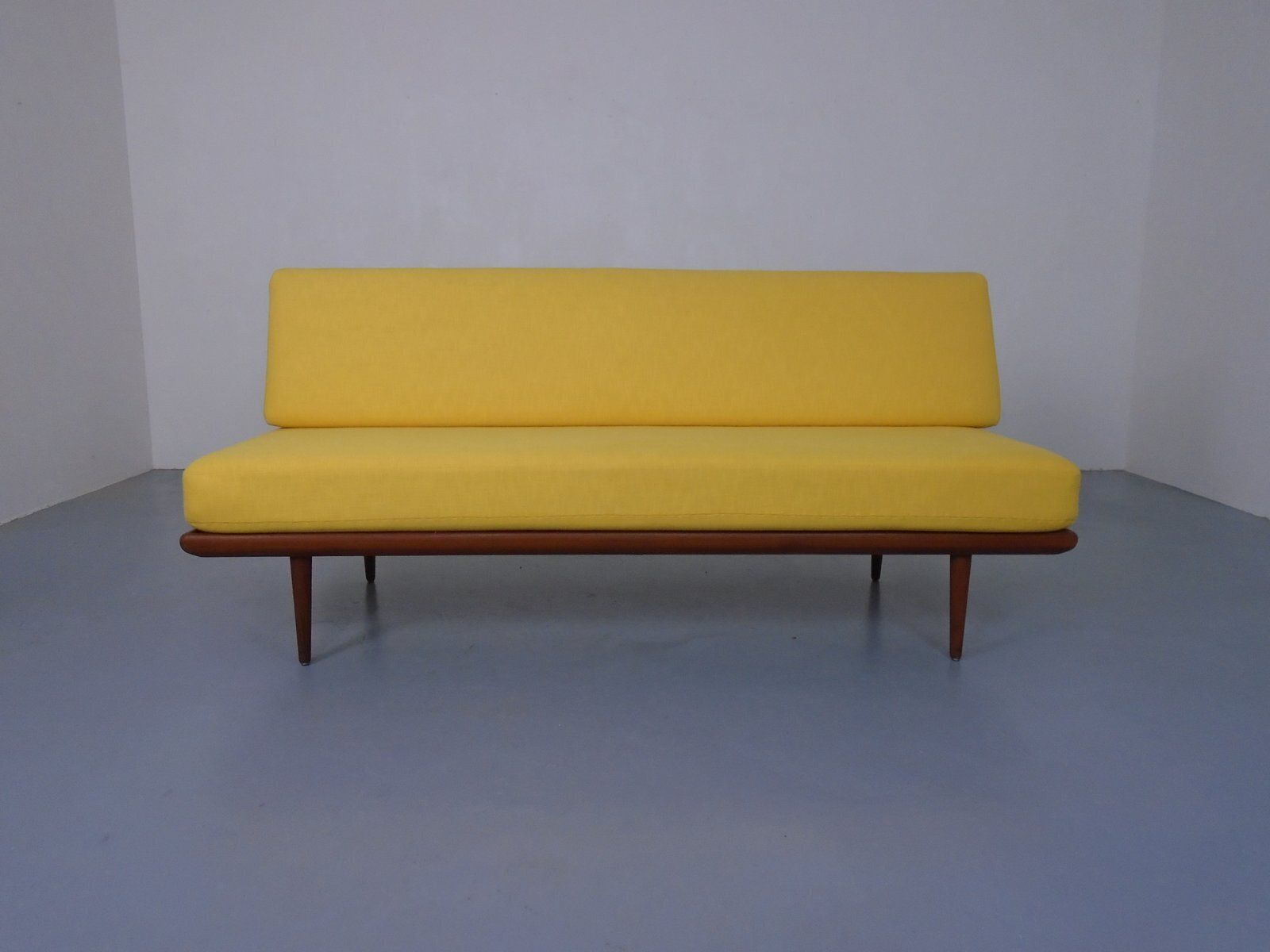 Teak Minerva Sofa By Peter Hvidt & Orla Mølgaard Nielsen For France & Daverkosen, Denmark, 1950s