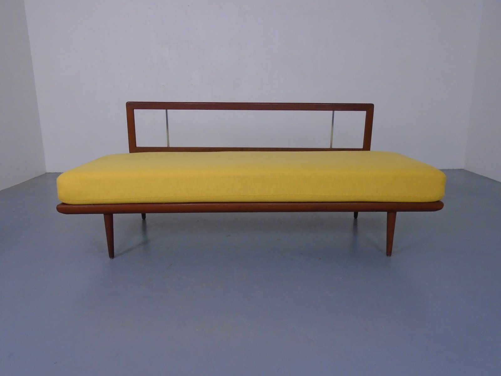 Teak Minerva Sofa By Peter Hvidt & Orla Mølgaard Nielsen For France & Daverkosen, Denmark, 1950s photo vintage