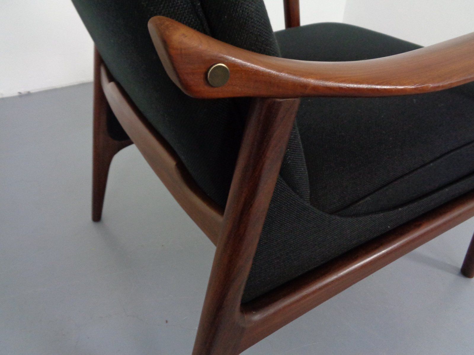 Danish Filigree Teak Lounge Chair, 1960s photo vintage