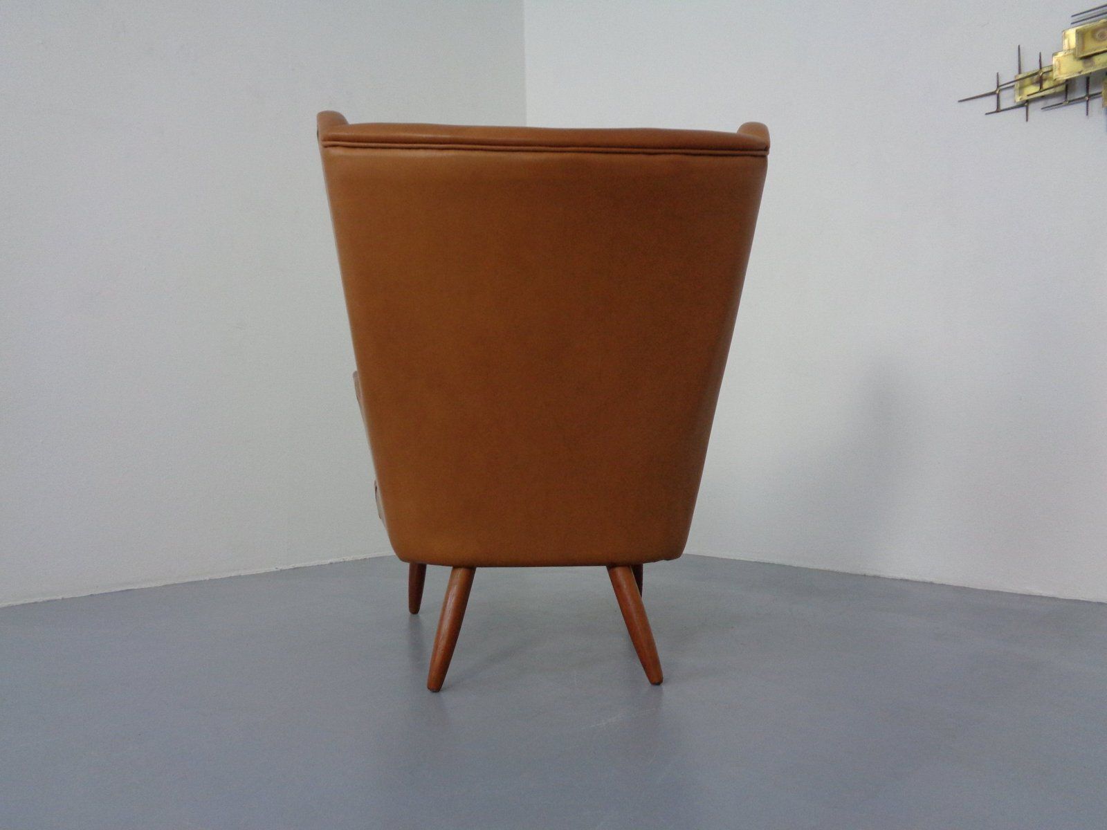 3471.0 Teak And Leather Armchair By Svend Skipper For Skippers Møbler, Denmark, 1960s photo
