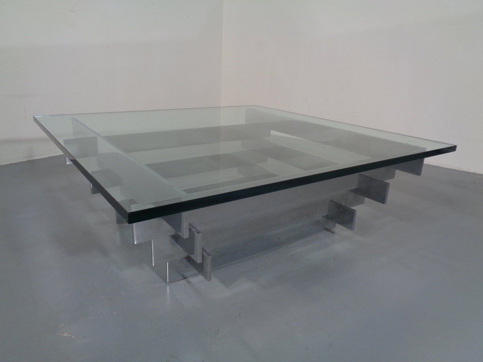 Sculptural Chrome Coffee Table By David Hicks, Italy, 1960s photo 1431.0