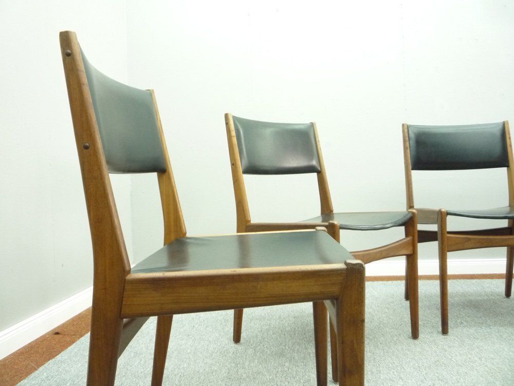 Teak Dining Chairs By Poul M. Volther, 1960s, Set Of 4 photo vinterior